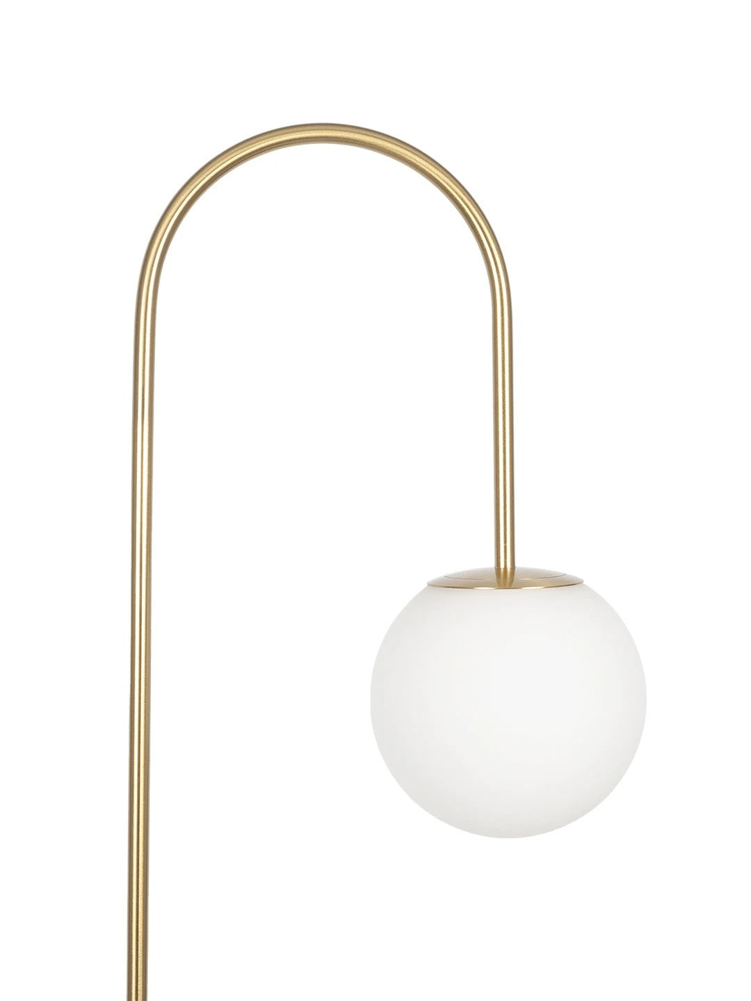 kelvo® CORDELIA KLV-102-0006 Επιδαπέδιο Φωτιστικό για Λάμπα με Ντουί 1 x E27 AC 220-240V IP20 - Μαύρο Ματ & Σατινέ Χρυσό Βούρτσας - Μ38 x Π30 x Υ180cm
