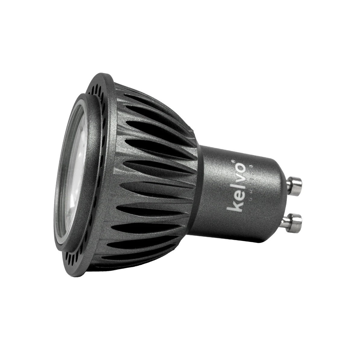 kelvo® KYRON 3° KLV-103-0001 Σποτ GU10 MR16 LED 3W 300lm CRI (Ra) ≥ 90 3° AC 220-240V IP20 Ultra Θερμό Λευκό 1800K Dimmable - CREE XPE Chip - Γκρι Ανθρακί Ματ - Μ5 x Π5 x Υ5.8cm - 3 Χρόνια Εγγύηση