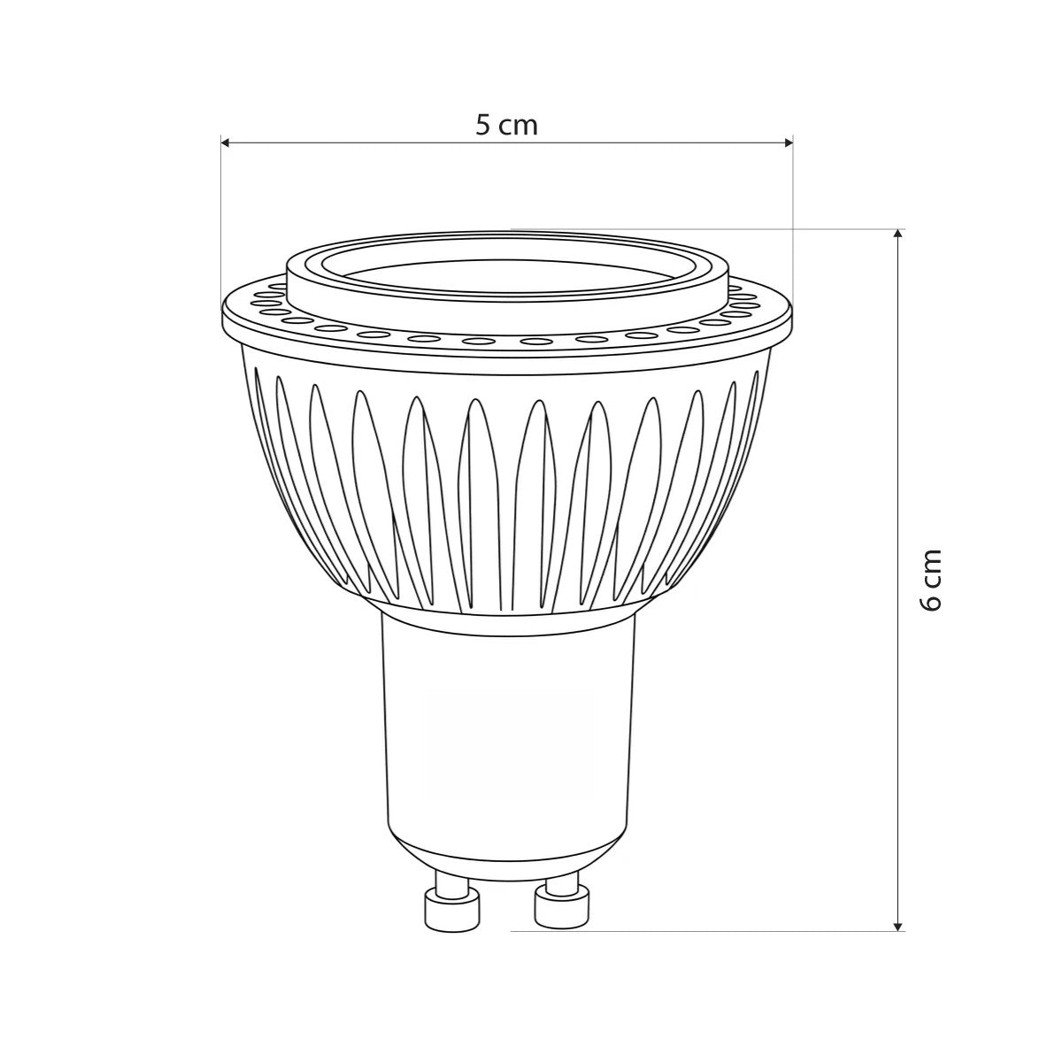 kelvo® KYRON 3° KLV-103-0003 Σποτ GU10 MR16 LED 3W 360lm CRI (Ra) ≥ 90 3° AC 220-240V IP20 Φυσικό Λευκό 4500K Dimmable - CREE XPE Chip - Γκρι Ανθρακί Ματ - Μ5 x Π5 x Υ5.8cm - 3 Χρόνια Εγγύηση