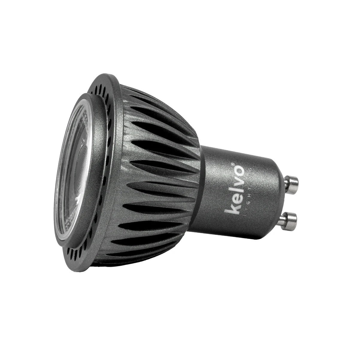 kelvo® KYRON 10° KLV-103-0004 Σποτ GU10 MR16 LED 5W 550lm CRI (Ra) ≥ 90 10° AC 220-240V IP20 Θερμό Λευκό 2700K Dimmable - CREE CXA Chip - Γκρι Ανθρακί Ματ - Μ5 x Π5 x Υ5.8cm - 3 Χρόνια Εγγύηση