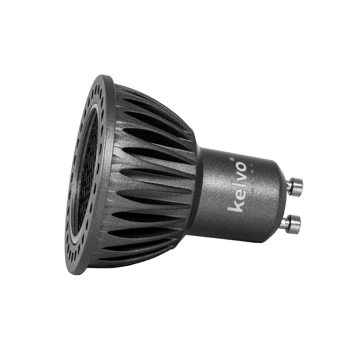 kelvo® KYRON DARK 60° KLV-103-0009 Σποτ GU10 MR16 με Honeycomb Anti-Glare Reflector LED 7W 770lm CRI (Ra) ≥ 90 60° AC 220-240V IP20 Θερμό Λευκό 2700K Dimmable - Bridgelux COB Chip - Γκρι Ανθρακί & Μαύρο Ματ - Μ5 x Π5 x Υ5.8cm - 3 Χρόνια Εγγύηση