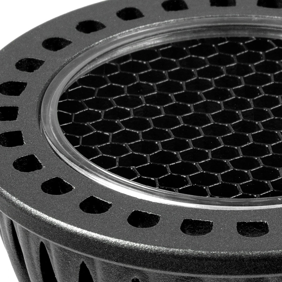 kelvo® KYRON DARK 36° KLV-103-0010 Σποτ GU10 MR16 με Honeycomb Anti-Glare Reflector LED 7W 840lm CRI (Ra) ≥ 90 36° AC 220-240V IP20 Φυσικό Λευκό 4500K Dimmable - Bridgelux COB Chip - Γκρι Ανθρακί & Μαύρο Ματ - Μ5 x Π5 x Υ5.8cm - 3 Χρόνια Εγγύηση