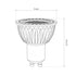 kelvo® KYRON DARK 36° KLV-103-0010 Σποτ GU10 MR16 με Honeycomb Anti-Glare Reflector LED 7W 840lm CRI (Ra) ≥ 90 36° AC 220-240V IP20 Φυσικό Λευκό 4500K Dimmable - Bridgelux COB Chip - Γκρι Ανθρακί & Μαύρο Ματ - Μ5 x Π5 x Υ5.8cm - 3 Χρόνια Εγγύηση