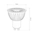 kelvo® KYRON DTW 15° KLV-103-0012 Σποτ GU10 MR16 LED 7W 770lm CRI (Ra) ≥ 90 15° AC 220-240V IP20 Θερμό Λευκό Dimmable με λειτουργία Dim-to-Warm 3000K→1800K - Bridgelux COB Chip - Γκρι Ανθρακί Ματ - Μ5 x Π5 x Υ5.8cm - 3 Χρόνια Εγγύηση