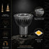 kelvo® KYRON DTW 15° KLV-103-0012 Σποτ GU10 MR16 LED 7W 770lm CRI (Ra) ≥ 90 15° AC 220-240V IP20 Θερμό Λευκό Dimmable με λειτουργία Dim-to-Warm 3000K→1800K - Bridgelux COB Chip - Γκρι Ανθρακί Ματ - Μ5 x Π5 x Υ5.8cm - 3 Χρόνια Εγγύηση
