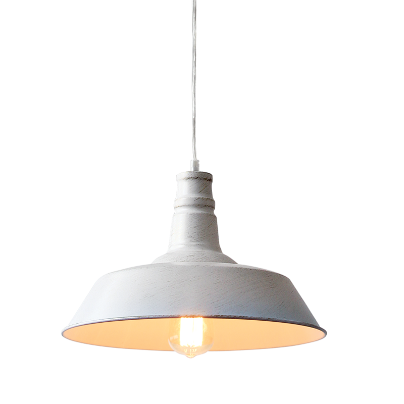 ΚΑΜΠΑΝΑ ΜΕΤΑΛΛΙΚΗ ΛΕΥΚΟ-ΧΡΥΣΟ Φ36CM 1ΧE27 MINORE - ledmania.gr