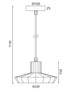 ΚΡΕΜΑΣΤΟ 1ΧΕ27 ΓΥΑΛΙ ΧΑΛΚΙΝΟ Φ22ΧΗ115CM - ledmania.gr