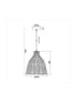 ΚΡΕΜΑΣΤΟ Φ/Σ 1ΧΕ27 ΚΑΛΑΘΙ Φ26ΧΗ120CM - ledmania.gr