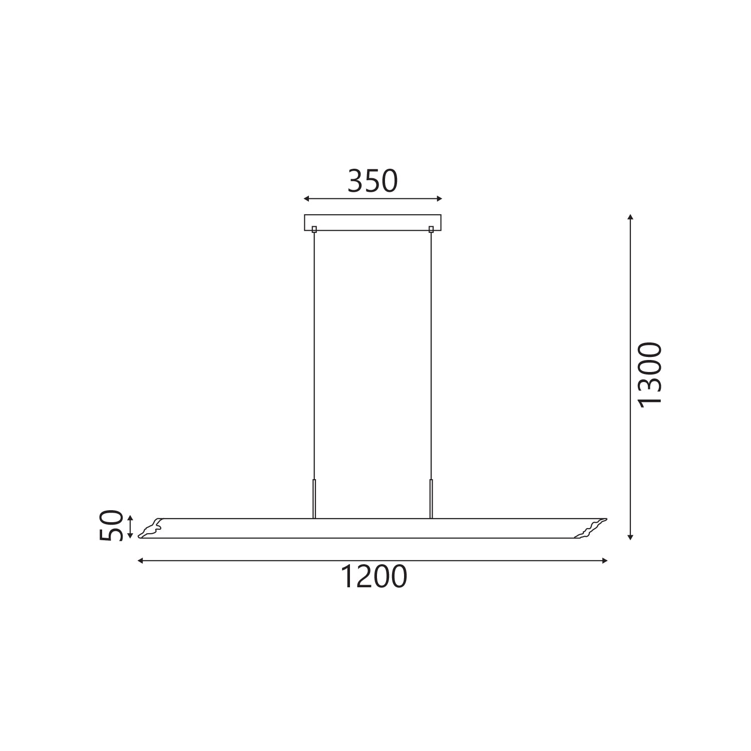 ΚΡΕΜΑΣΤΟ ΦΩΤΙΣΤΙΚΟ LED ACA KY011EC92 RUNO ΜΑΤ ΑΣΗΜΙ ΑΛΟΥΜΙΝΙΟ + ΣΙΛΙΚΟΝΗ 20W 2800K-3200K-4000K 900LM IP20 L1200XW60MM