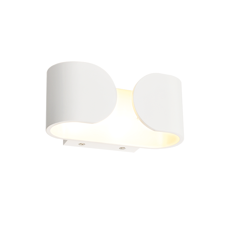 ΛΕΥΚΗ ΑΠΛΙΚΑ LED ΕΜΜΕΣΟΥ ΦΩΤ. 2X3W 230V 3000K 25000hrs NEPHELE - ledmania.gr