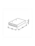 Φ/Σ LED ΛΕΥΚΟ EDGE SHELF 4W 230V 3000K 30000hrs 10X10X2,5CM - ledmania.gr