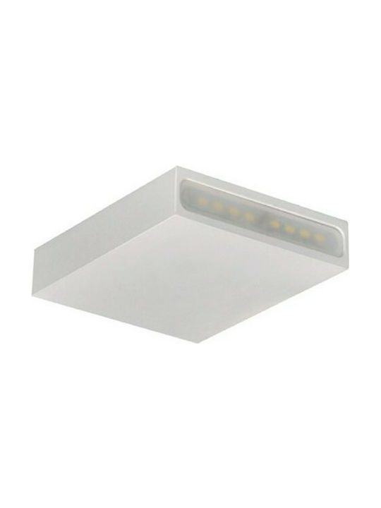 Φ/Σ LED ΛΕΥΚΟ EDGE SHELF 4W 230V 3000K 30000hrs 10X10X2,5CM - ledmania.gr