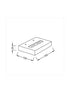 Φ/Σ LED ΛΕΥΚ UPSIDE SHELF 4W 230V 3000K 30000hrs 10X10X2,5CM - ledmania.gr