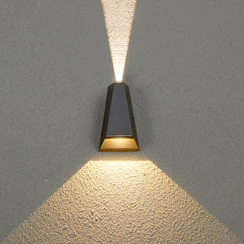 LED COB WALL LUMINAIRE 6W 425LM  30° AND 120°  230VAC 3.000K DARK GREY CRI80 IP54 30.000HRS - ledmania.gr