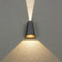 LED COB WALL LUMINAIRE 6W 425LM  30° AND 120°  230VAC 3.000K DARK GREY CRI80 IP54 30.000HRS - ledmania.gr