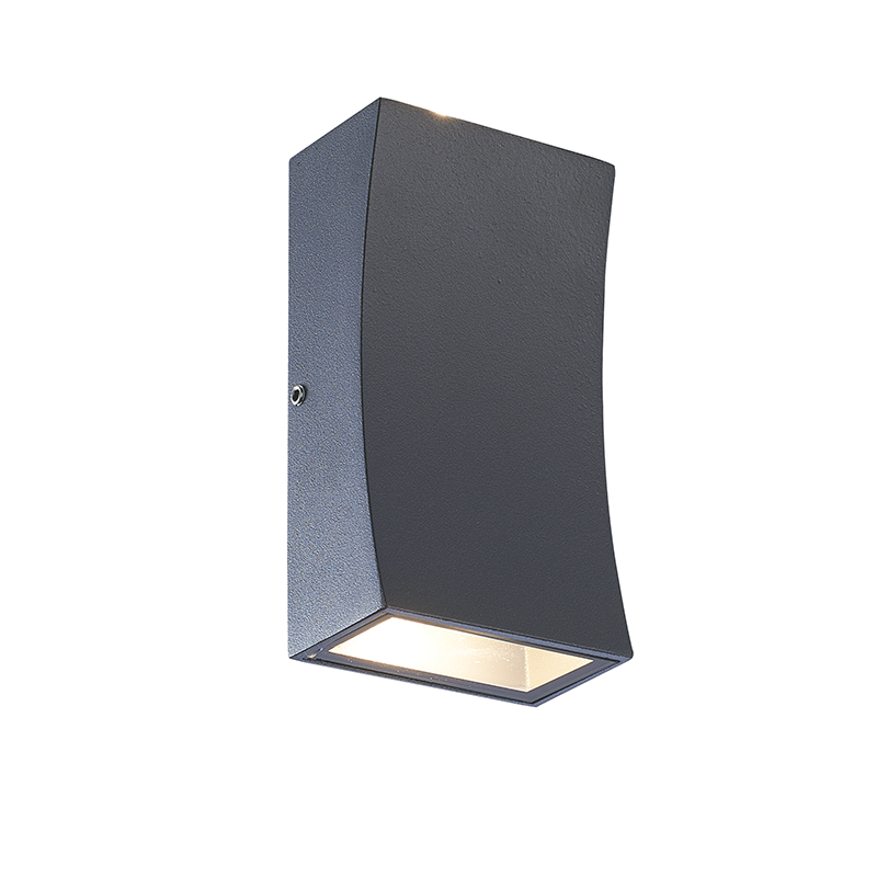 ^LED HP WALL LUMINAIRE 6W 180LM 89° 230V AC 3.000K DARK GREY CRI80 IP65 30.000HRS - ledmania.gr