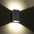 ^LED HP WALL LUMINAIRE 6W 180LM 89° 230V AC 3.000K DARK GREY CRI80 IP65 30.000HRS - ledmania.gr