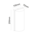 ^LED SMD WALL LUMINAIRE 10W 560LM 138° 230V AC 3.000K DARK GREY CRI80 IP65 30.000HRS - ledmania.gr