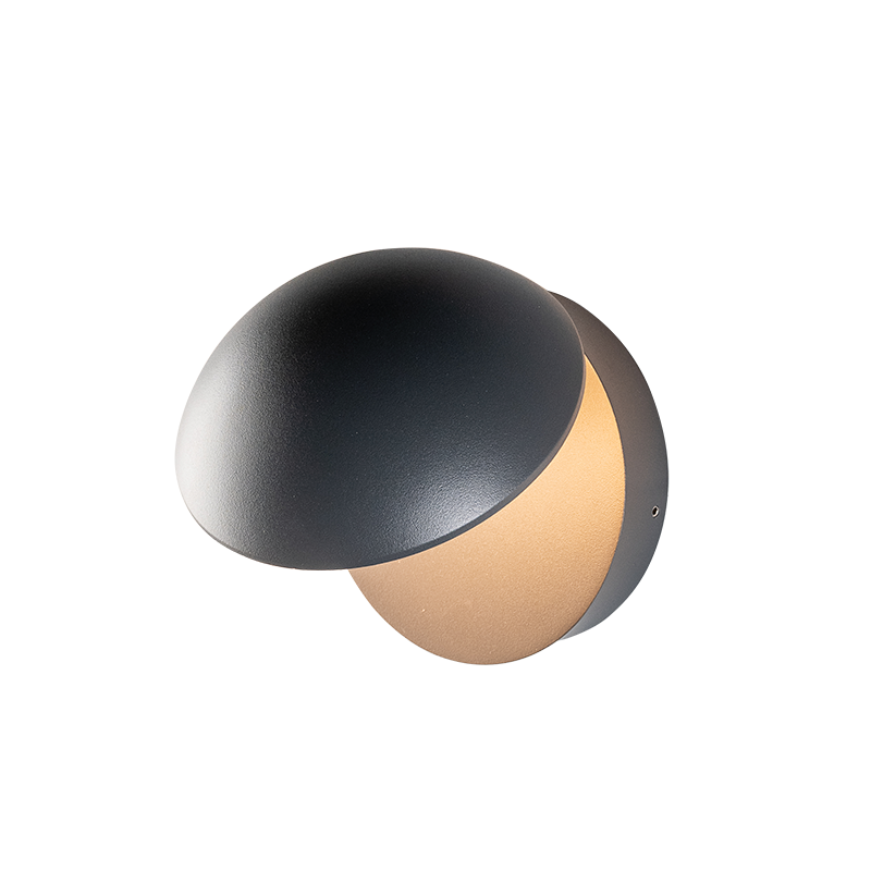 ^LED SMD WALL LUMINAIRE 13W 480LM 100° 230V AC 3.000K DARK GREY CRI80 IP54 30.000HRS - ledmania.gr