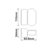 ^LED SMD WALL LUMINAIRE 7W 320LM 100° 230V AC 3.000K DARK GREY CRI80 IP54 30.000HRS - ledmania.gr