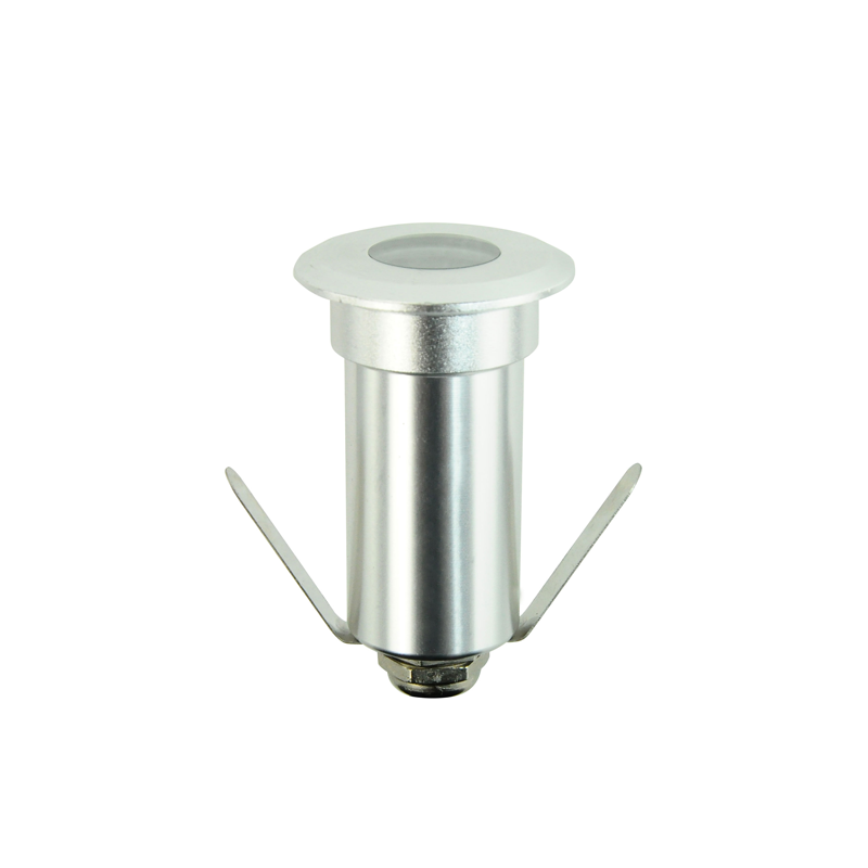 ^LED ROUND INGROUND SPOT LUMINAIRE 1W 85LM 3000K 30° 230V AC IP65 RA80 30.000hrs
