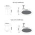 ^LED SQUARE INGROUND SPOT LUMINAIRE 1W 90LM 4000K 30° 230V AC IP65 RA80 30.000hrs - ledmania.gr