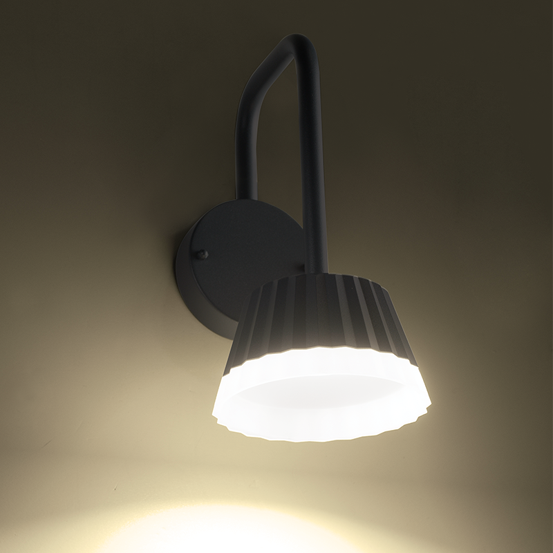 ^LED SMD WALL LUMINAIRE 10W 400LM 85° 230V AC 3.000K DARK GREY CRI80 IP54 30.000HRS - ledmania.gr