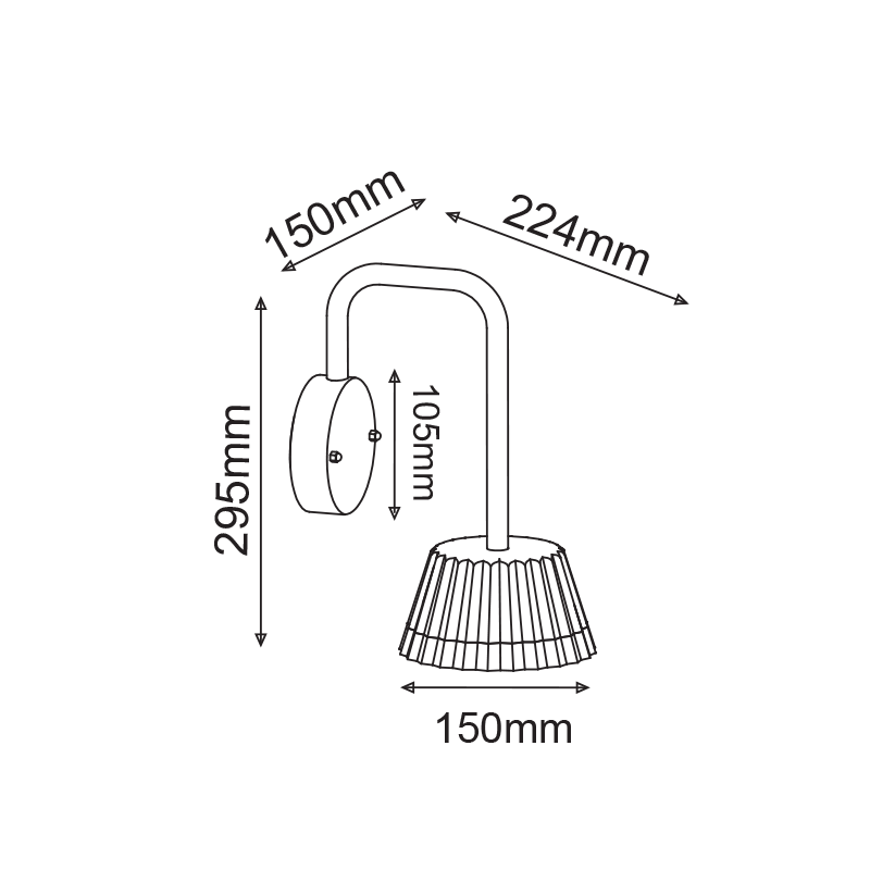 ^LED SMD WALL LUMINAIRE 10W 400LM 85° 230V AC 3.000K DARK GREY CRI80 IP54 30.000HRS - ledmania.gr