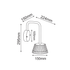 ^LED SMD WALL LUMINAIRE 10W 400LM 85° 230V AC 3.000K DARK GREY CRI80 IP54 30.000HRS - ledmania.gr