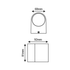 GU10 WALL LUMINAIRE 230V AC SAND BLACK IP65 MAX.35W - ledmania.gr