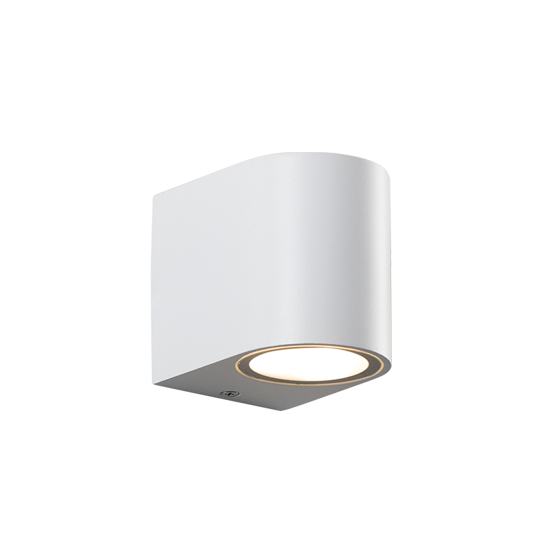 ^GU10 WALL LUMINAIRE 230V AC MATT WHITE IP65 MAX.35W - ledmania.gr
