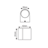^LED HP WALL LUMINAIRE 4W 230LM 40° 230V AC 3.000K DARK GREY CRI80 IP54 30.000HRS - ledmania.gr