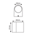 ^LED HP WALL LUMINAIRE 4W 230LM 40° 230V AC 3.000K MATT WHITE CRI80 IP54 30.000HRS - ledmania.gr