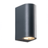 GU10 WALL LUMINAIRE 230V AC DARK GREY IP65 MAX.2X35W - ledmania.gr