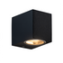 GU10 WALL LUMINAIRE 230V AC SAND BLACK IP65 MAX.35W - ledmania.gr