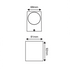 GU10 WALL LUMINAIRE 230V AC SAND BLACK IP65 MAX.35W