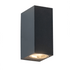 GU10 WALL LUMINAIRE 230V AC DARK GREY IP65 MAX.2X35W - ledmania.gr