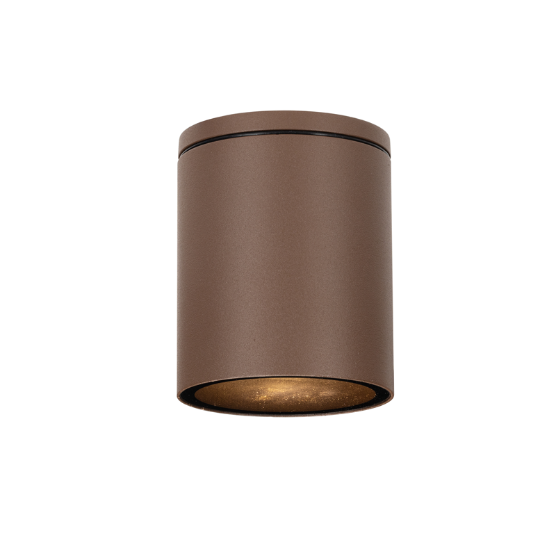 ^GU10  ROUND CEILING LUMINAIRE 230V AC RUSTY IP65 GU10 MAX.35W - ledmania.gr