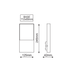 ^LED SMD WALL LUMINAIRE 4W 240LM 200° 230V AC 3.000K DARK GREY CRI80 IP54 30.000HRS - ledmania.gr