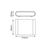 LED SMD WALL LUMINAIRE 7W 310LM 60° 230V AC 3.000K RUSTY CRI80 IP54 30.000HRS