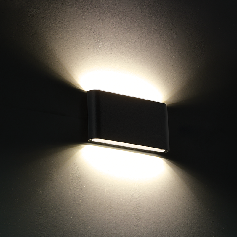 LED SMD WALL LUMINAIRE 11W 570LM 60° 230V AC 3.000K DARK GREY CRI80 IP54 30.000HRS - ledmania.gr