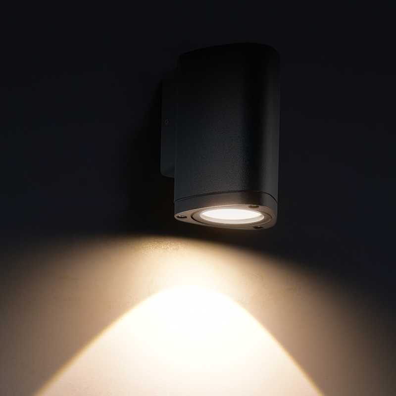 ^LED HP WALL LUMINAIRE 3W 150LM 50° 230V AC 3.000K DARK GREY CRI80 IP54 30.000HRS - ledmania.gr