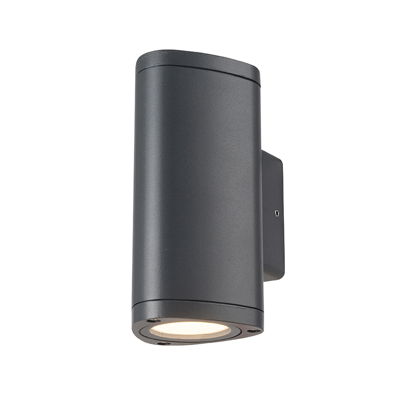 ^LED HP WALL LUMINAIRE 6W 300LM 50° 230V AC 3.000K DARK GREY CRI80 IP54 30.000HRS - ledmania.gr
