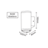 ^LED HP WALL LUMINAIRE 6W 300LM 50° 230V AC 3.000K DARK GREY CRI80 IP54 30.000HRS - ledmania.gr