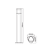 ^LED SMD POST LUMINAIRE 7W 410LM 340° 230V AC 3.000K DARK GREY CRI80 IP54 30.000HRS - ledmania.gr