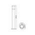 ^LED SMD POST LUMINAIRE 7W 410LM 340° 230V AC 3.000K DARK GREY CRI80 IP54 30.000HRS - ledmania.gr