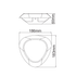 ^LED SMD WALL LUMINAIRE 7W 520LM 330° 230V AC 3.000K DARK GREY CRI80 IP54 30.000HRS - ledmania.gr
