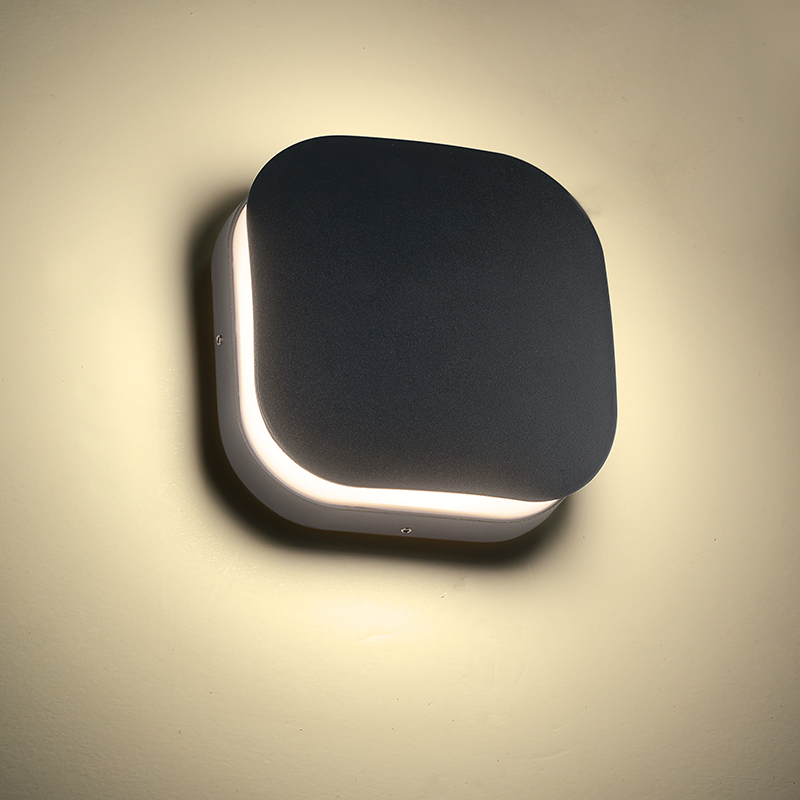 ^LED SMD WALL LUMINAIRE 10W 170LM 67° 230V AC 3.000K DARK GREY CRI80 IP65 30.000HRS - ledmania.gr
