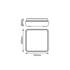 ^LED SMD WALL LUMINAIRE 12W 650LM 110° 230V AC 3.000K DARK GREY CRI80 IP54 30.000HRS - ledmania.gr