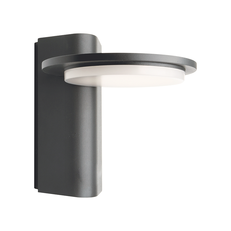 ^LED SMD WALL LUMINAIRE 13W 780LM 145° 230V AC 3.000K DARK GREY CRI80 IP65 30.000HRS